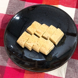 レンジで1分！豆腐でフワフワたまご焼き☆離乳食